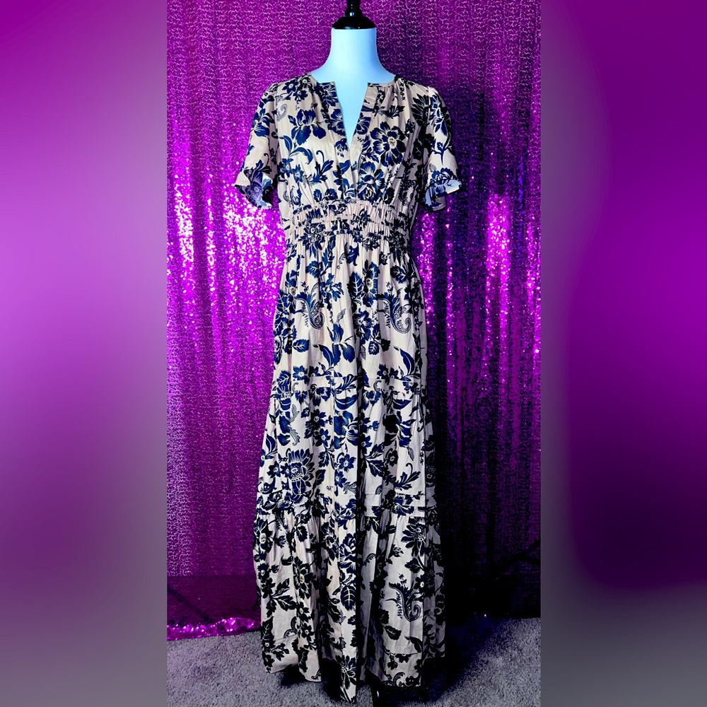 Anthropologie Somerset Maxi Dress, Size L